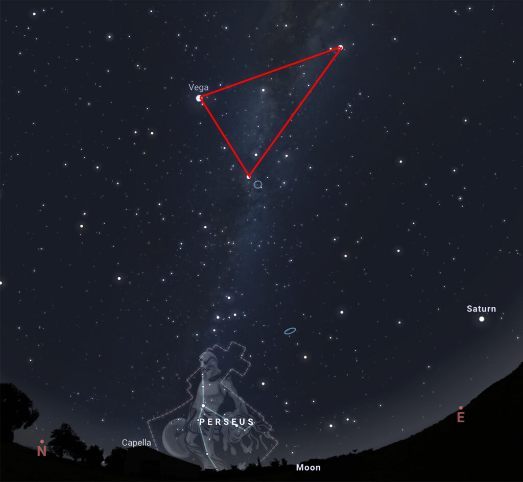 triangolo estivo vega denab